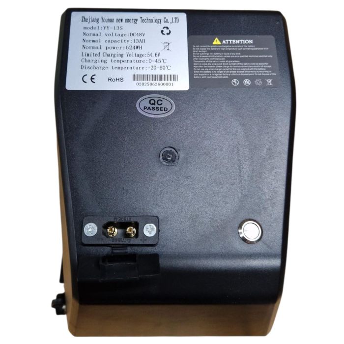 Z AccuPakket 48Volt 13Ah Li-ion voor Crossbike Flash