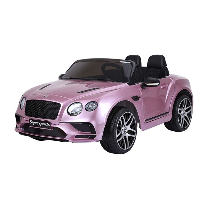 Elektrische Kinderauto BENTLEY Continental SuperSport 2 persoons Roze Metallic