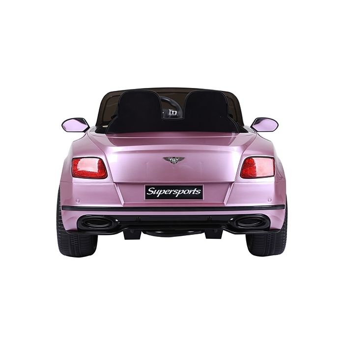 Elektrische Kinderauto BENTLEY Continental SuperSport 2 persoons Roze Metallic