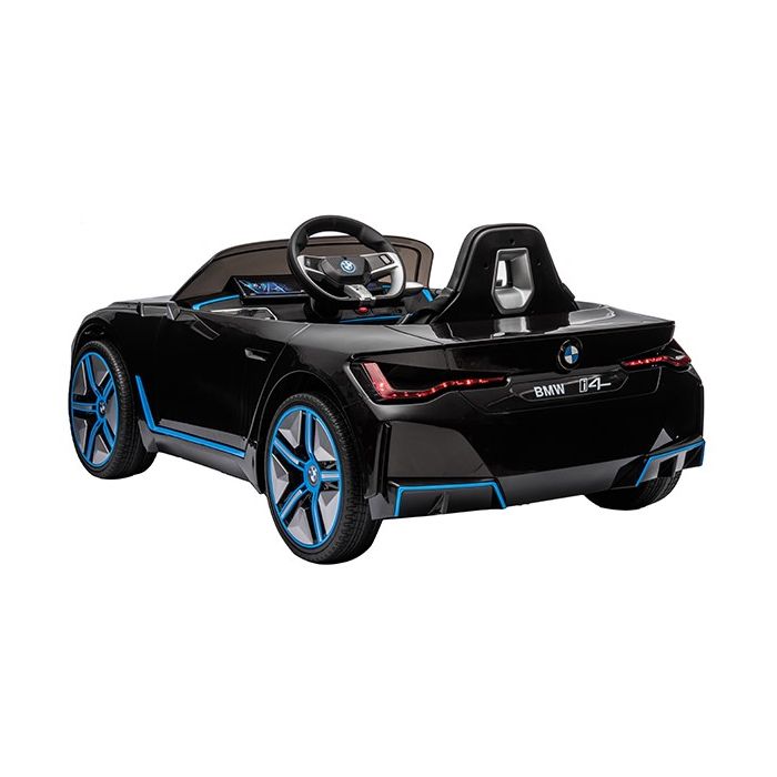 Elektrische Kinderauto BMW i4 Zwart Metallic 4X4 12V