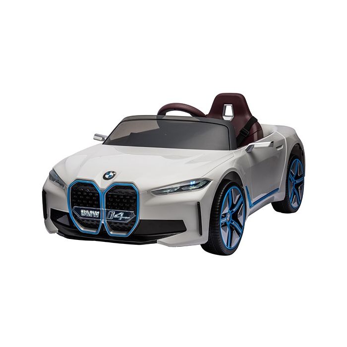 Elektrische Kinderauto BMW i4 Wit  4X4 12V