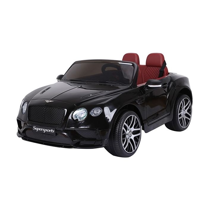 Accu Auto Kind BENTLEY Continental SuperSport 2 persoons Zwart Metallic