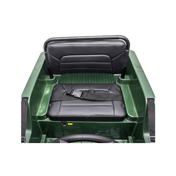 Elektrische Leger-Jeep 4X4 12Volt Donker Groen 1 persoons
