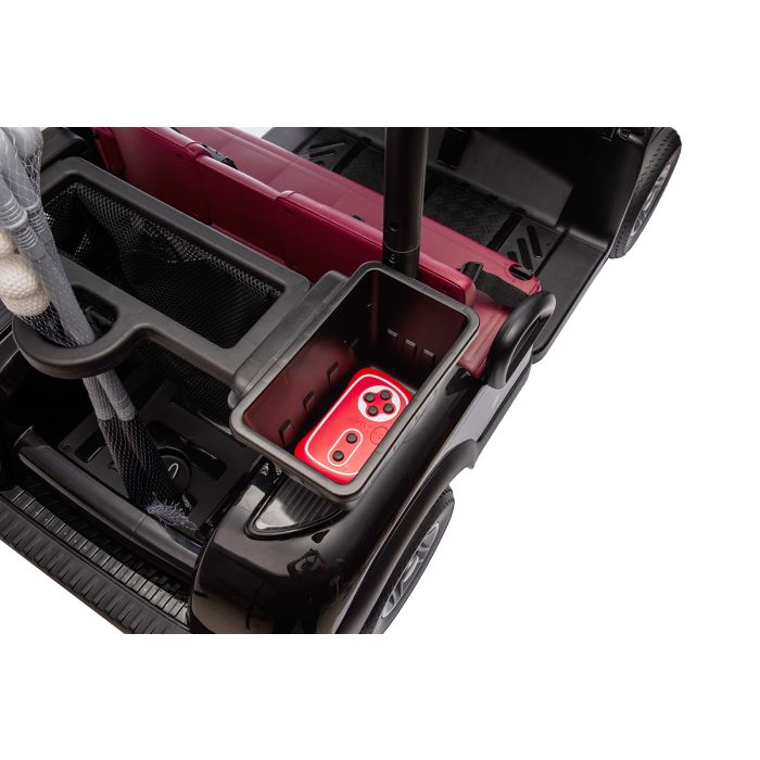 Elektrische Kinderauto Golfkar 24V 4X4 zwart