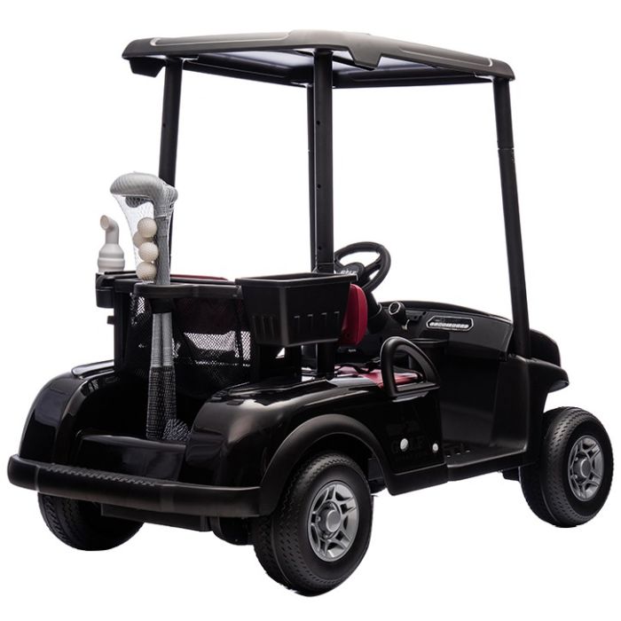 Elektrische Kinderauto Golfkar 24V 4X4 zwart