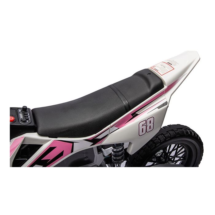 Elektrische Kindermotor Cross Bike Off-road Roze 12Volt