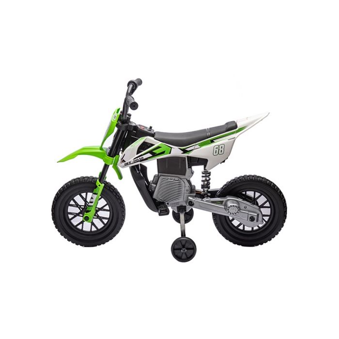 Elektrische Kindermotor Cross Bike Off-road Groen 12Volt