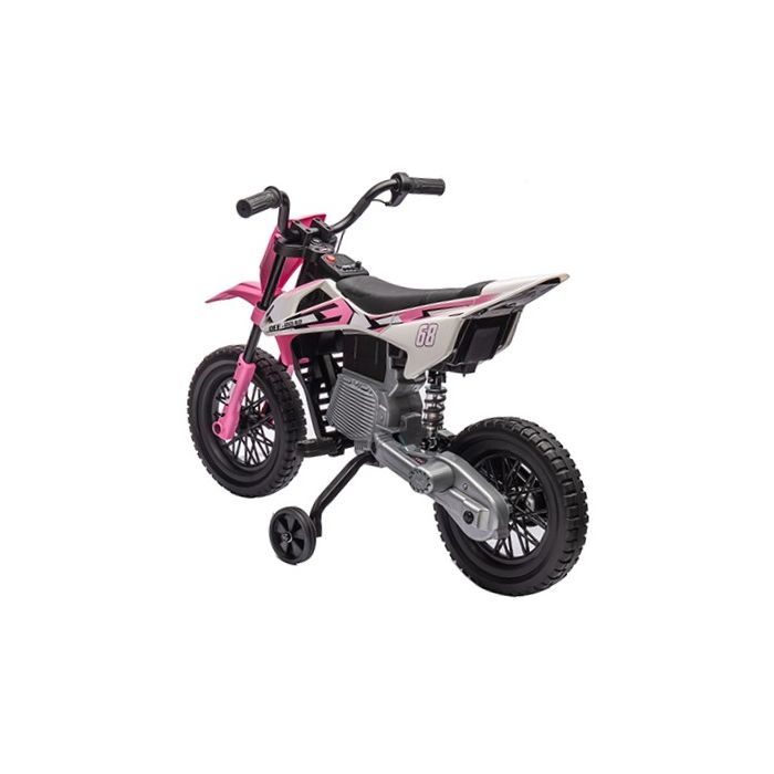 Elektrische Kindermotor Cross Bike Off-road Roze 12Volt