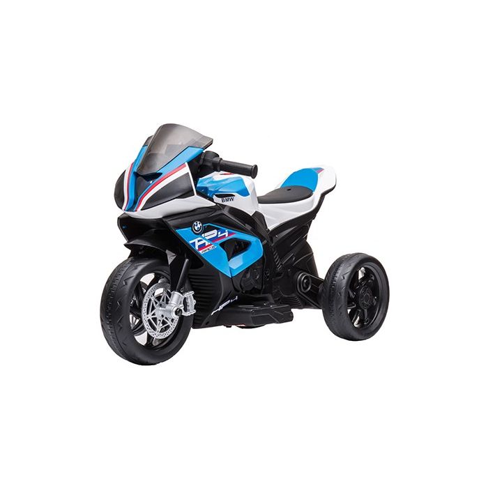 Elektrische Kindermotor mini BMW HP4 Blauw 12V