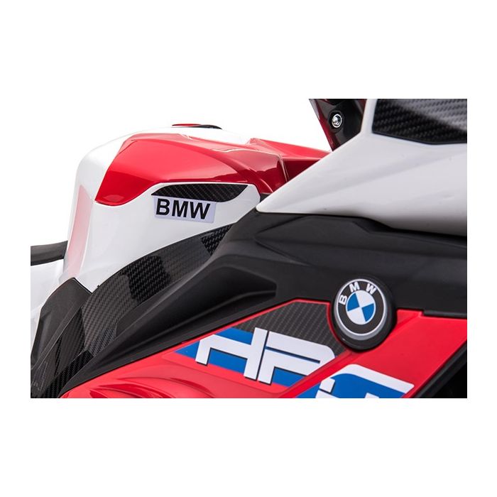 Elektrische Kindermotor mini BMW HP4 Blauw 12V