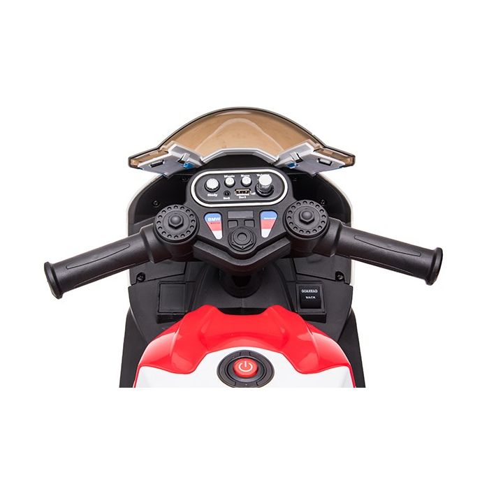 Elektrische Kindermotor mini BMW HP4 Blauw 12V