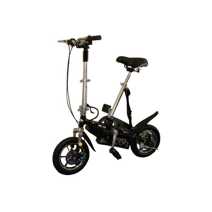 Electrische Vouwfiets Zwart 24 Volt