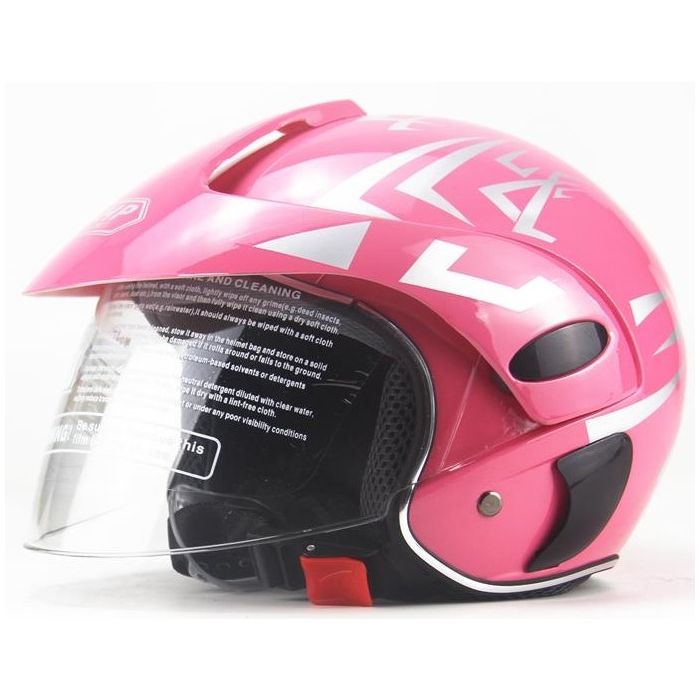 Scooter Helm Roze 