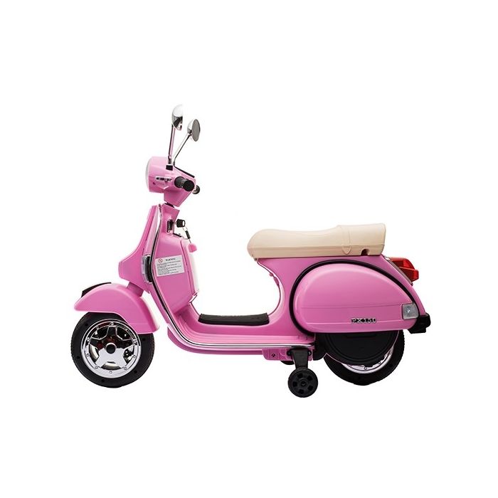 Elektrische Scooter Vespa PX150 12 volt Roze