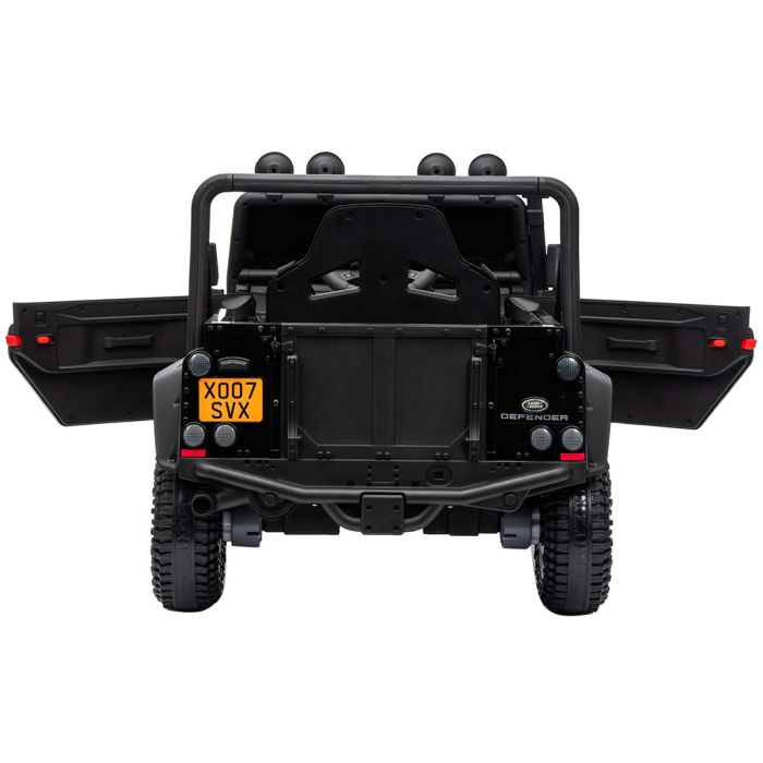 Accu Kinderauto SUV Land Rover Defender 110 SVX Zwart 24Volt