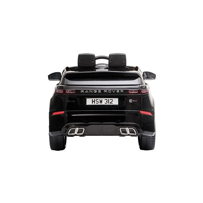 Accu Kinderauto SUV Range Rover Velar Zwart Metallic