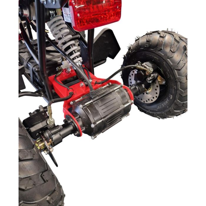 Elektrische Midi Kinderquad CYCLONE Blauw 1200W BRUSHLESS 48Volt LCD-Scherm