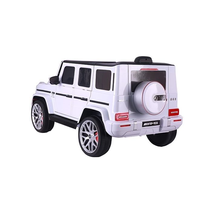 Elektrische Kinderauto Mercedes G63 AMG Wit