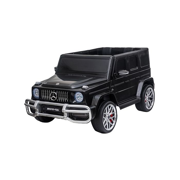 Elektrische Kinderauto MERCEDES G63-AMG 24 Volt 4X4 Zwart Metallic 2 Persoons