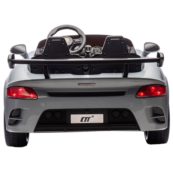Accu Auto Porsche RUF Nardo Grijs 4X4 24 Volt 2 persoons