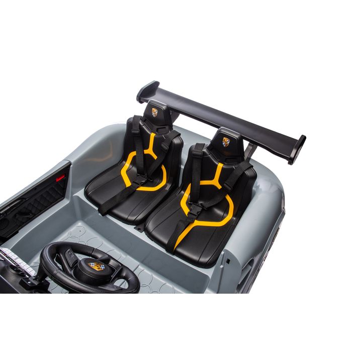 Accu Auto Porsche RUF Nardo Grijs 4X4 24 Volt 2 persoons