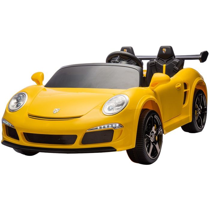 Accu Auto Porsche RUF Speed Geel 4X4 24 Volt 2 persoons