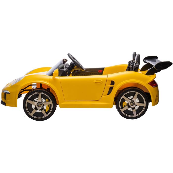 Accu Auto Porsche RUF Speed Geel 4X4 24 Volt 2 persoons