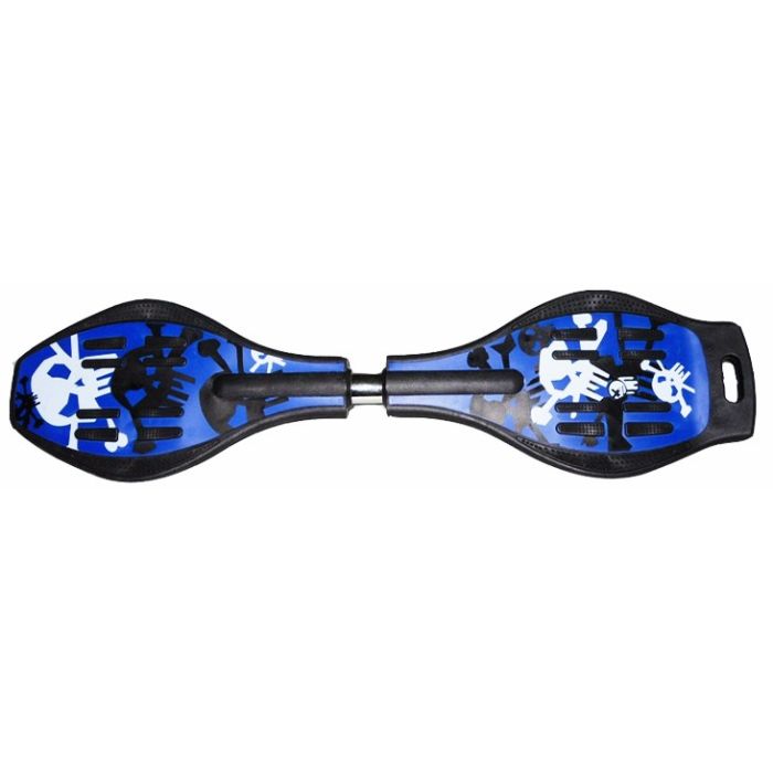 Waveboard Skull Blauw