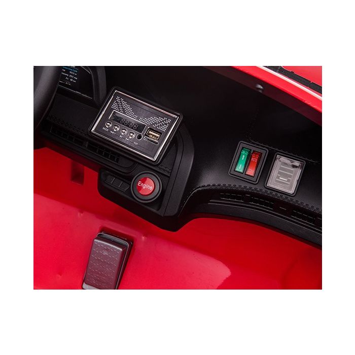Elektrische Kinderauto Corvette C8 24V Rood 2 Persoons