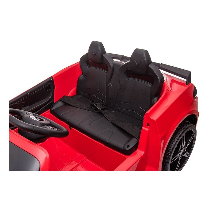 Elektrische Kinderauto Corvette C8 24V Rood 2 Persoons