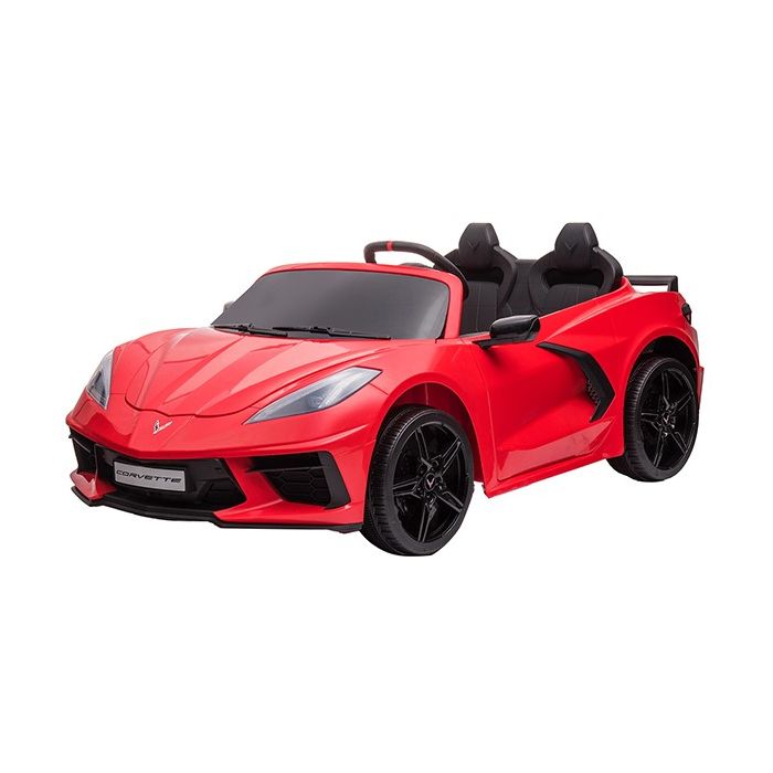 Elektrische Kinderauto Corvette C8 24V Rood 2 Persoons
