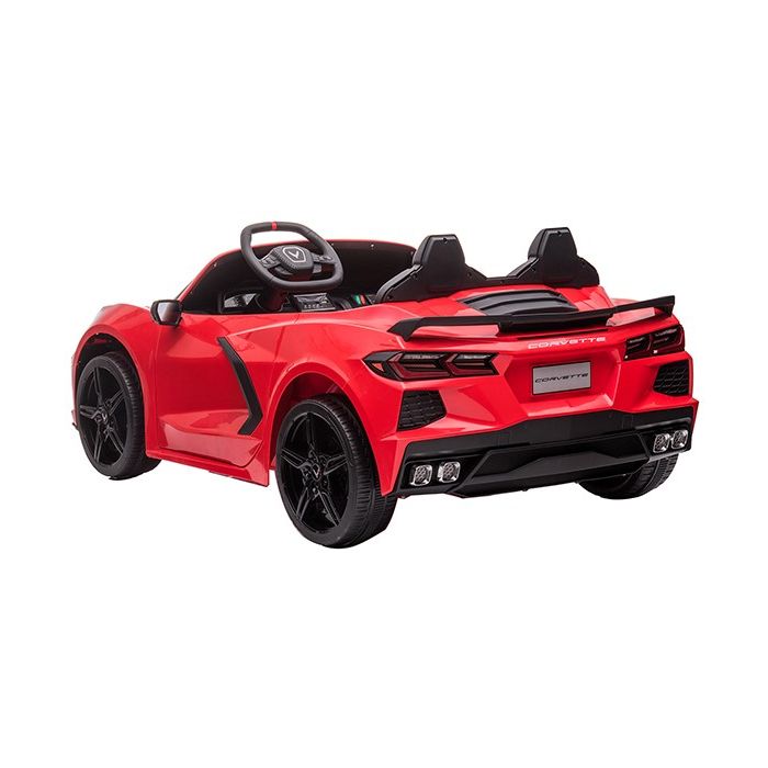 Elektrische Kinderauto Corvette C8 24V Rood 2 Persoons