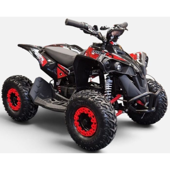 Elektrische kinderquad Cyclone Rood 1060W 48V Brushless LCD Scherm