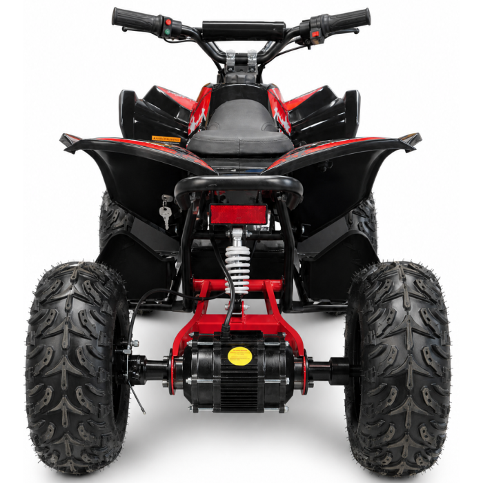 Elektrische kinderquad Cyclone Rood 1060W 48V Brushless LCD Scherm