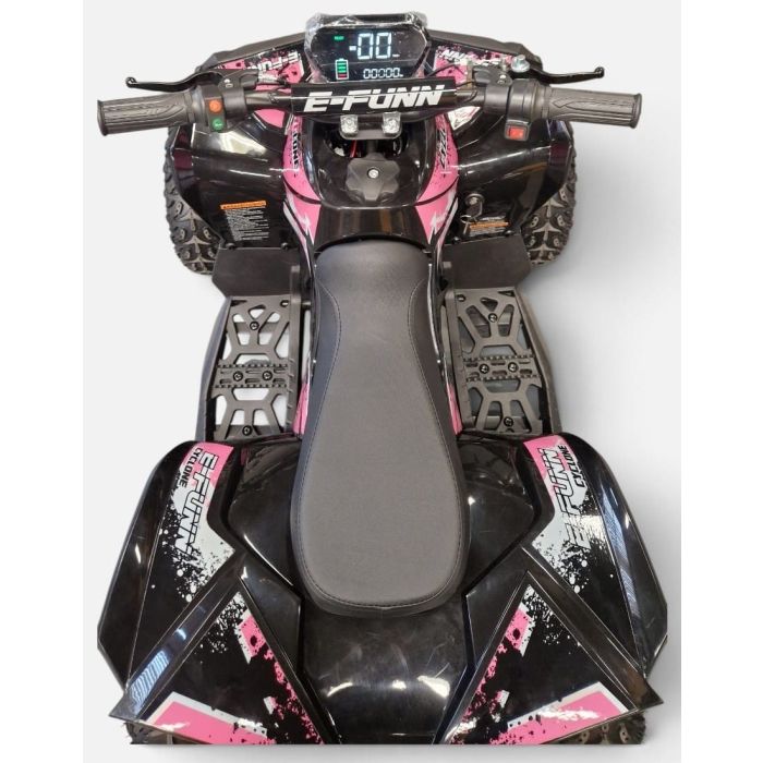 Elektrische kinderquad Cyclone Roze 1060W 48V Brushless LCD-Scherm