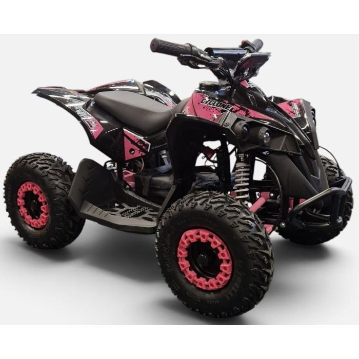 Elektrische kinderquad Cyclone Roze 1060W 48V Brushless LCD-Scherm