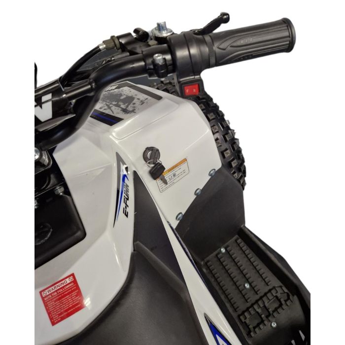 Elektrische kinderquad Midi Typhoon Blauw 1200W 48V Brushless LCD-Scherm