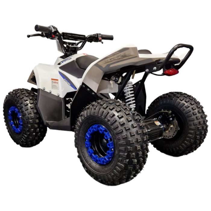 Elektrische kinderquad Midi Typhoon Blauw 1200W 48V Brushless LCD-Scherm