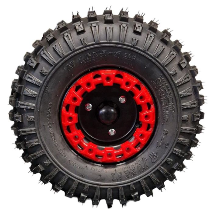 Elektrische kinderquad Midi Typhoon Rood 1200W 48V Brushless LCD-Scherm