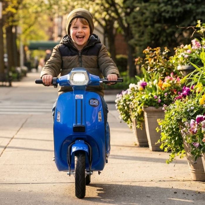 Mini Scooter Verso Blauw 250W 24Volt