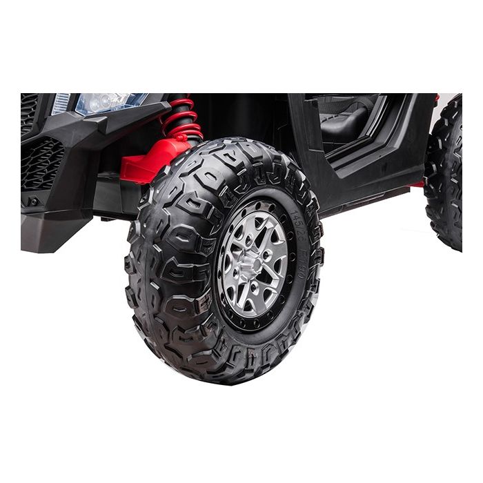 Elektrische Kinderbuggy Proton Politie 2 Persoons 4X4 24 Volt