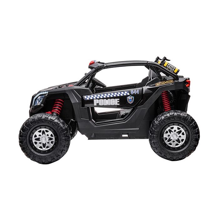 Elektrische Kinderbuggy Proton Politie 2 Persoons 4X4 24 Volt