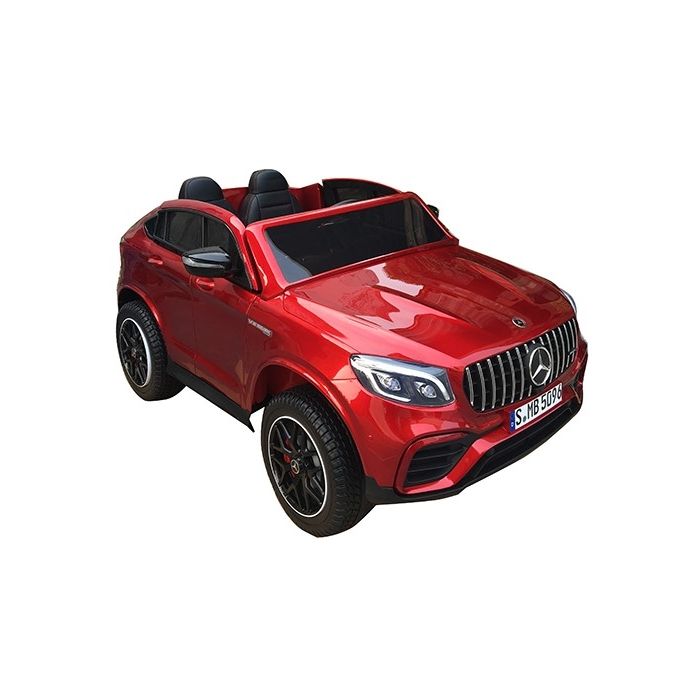 Elektrische Kinderauto MERCEDES GLC63-AMG 4X4  MP4 Rood Metallic 2 Persoons