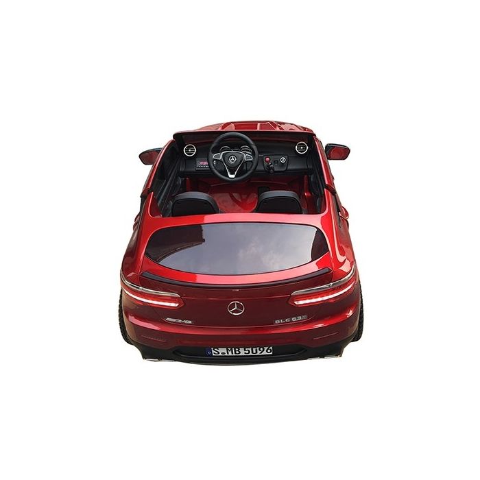 Elektrische Kinderauto MERCEDES GLC63-AMG 4X4  MP4 Rood Metallic 2 Persoons