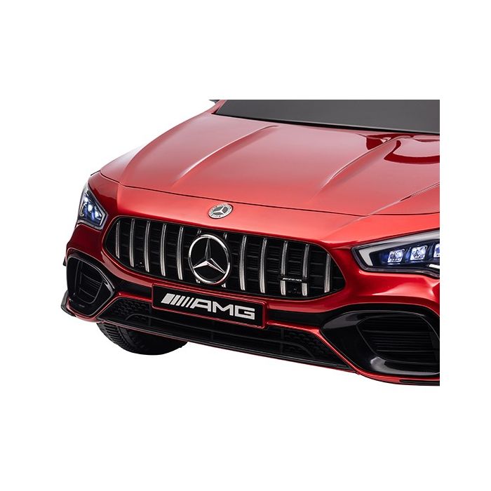 Accu Kinderauto Mercedes CLA45s AMG Rood metallic