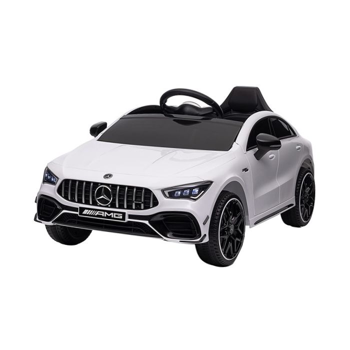 Accu Kinderauto Mercedes CLA45s AMG Wit 12v