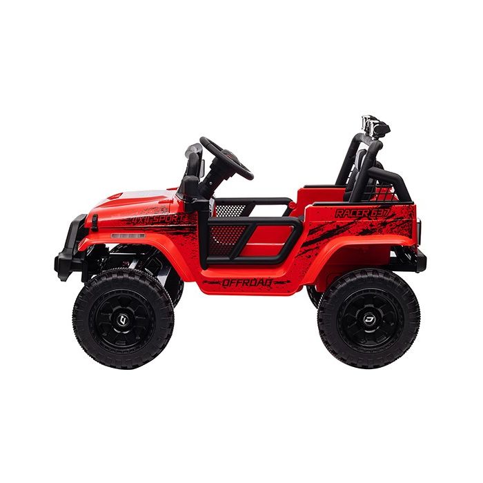 Elektrische kinderjeep Racer Rood 24V 4X4