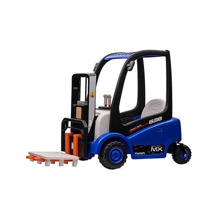 Elektrische Kinderauto Heftruck Blauw 12V
