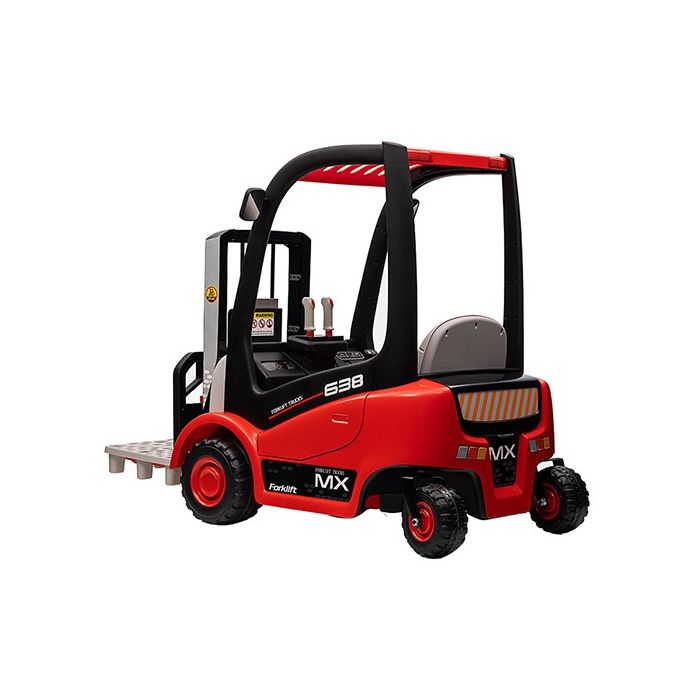 Elektrische Kinderauto Heftruck Rood 12V