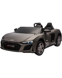 Elektrische kinderauto Audi R8 XXL 2 pers. 24V brushless Nardo Grijs